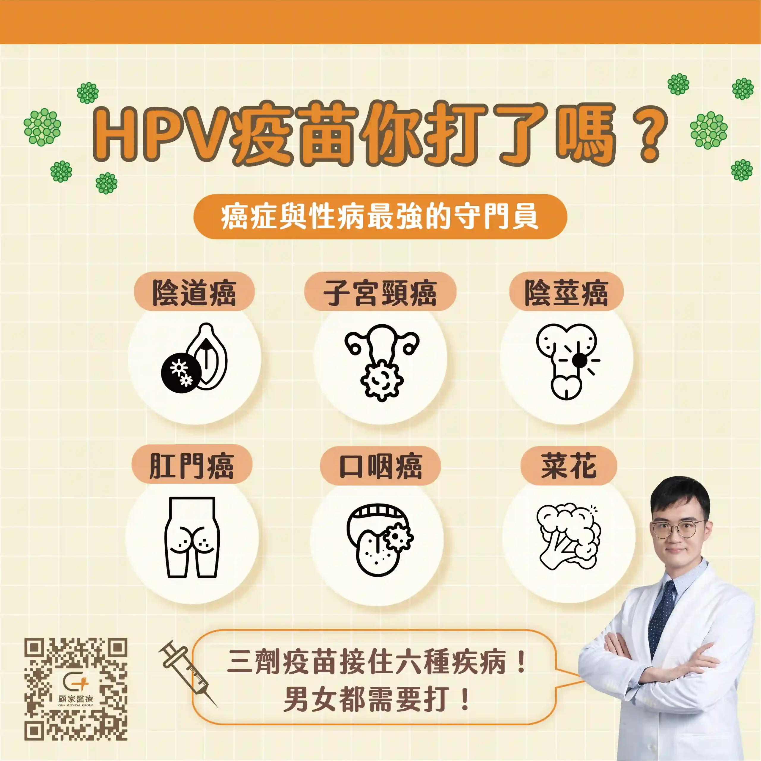 HPV疫苗宣導圖