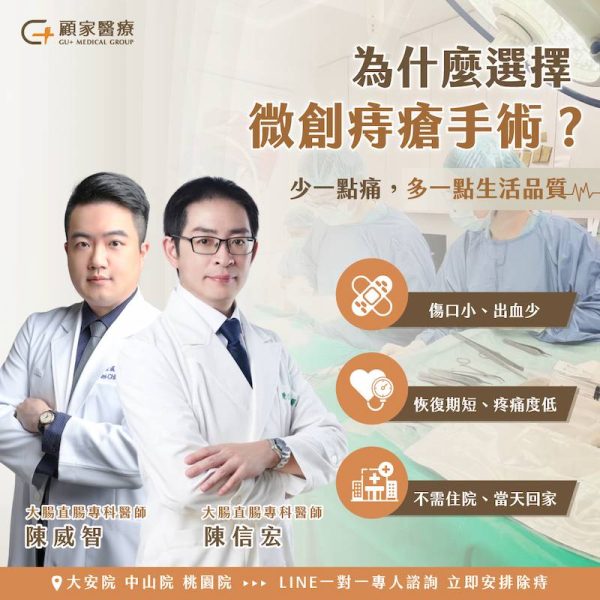 為什麼選微創痔瘡手術