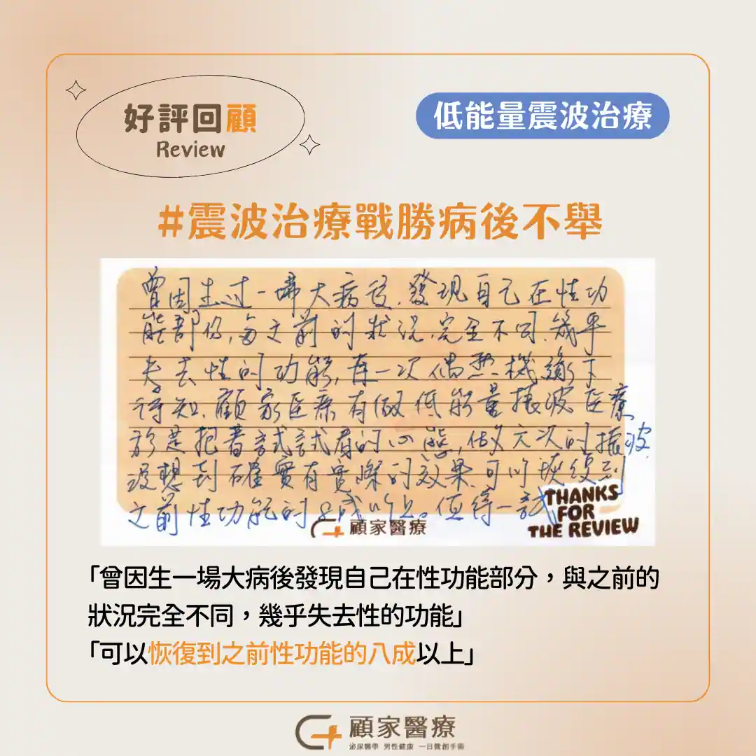 顧家醫療-11309震波治療心得