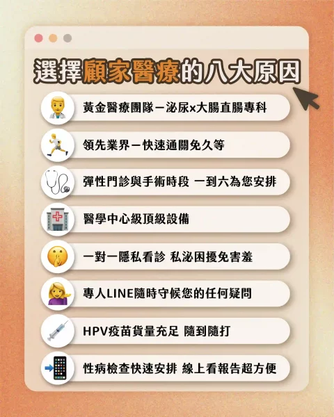 選擇顧家醫療的理由